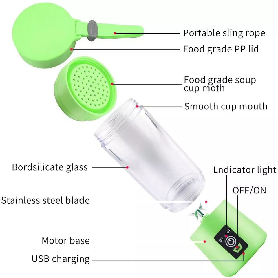 Homifye Portable USB Rechargeable Blender