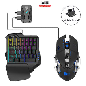 5-in-1 Combo Gaming Wireless Bluetooth Keyboard and Mouse