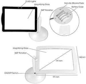 Handheld Magnifier Brighter Viewer