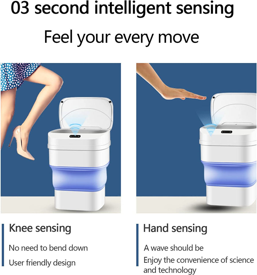 Homifye Foldable Sensor Dustbin