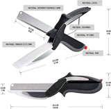 Homifye Clever Cutter - 2 in 1 Kitchen Knife