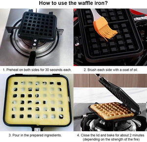 Homifye Chocolate Waffle Maker Mold