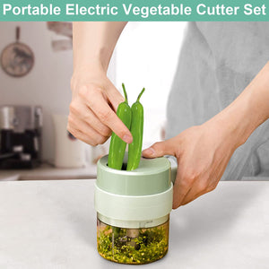 4 in 1 Electric Vegetable Cutter