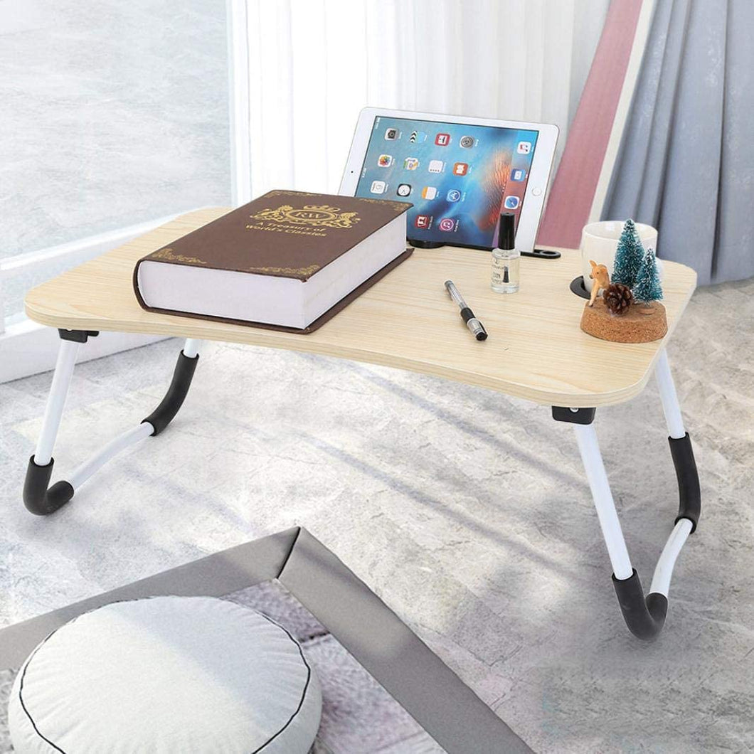 Homifye Foldable Wooden Laptop Table