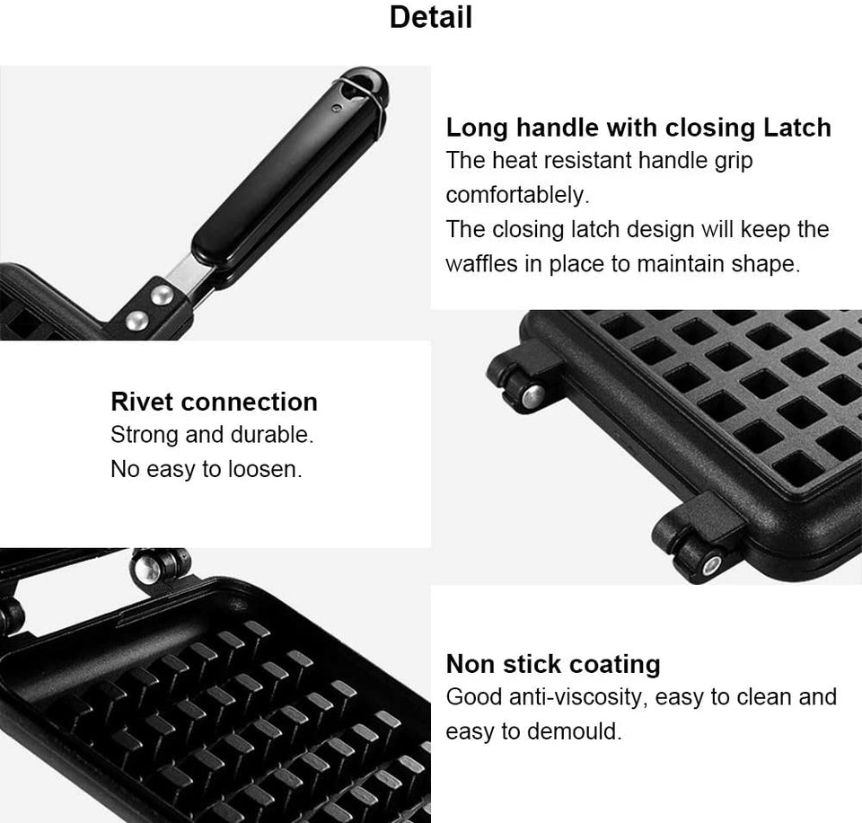 Homifye Chocolate Waffle Maker Mold