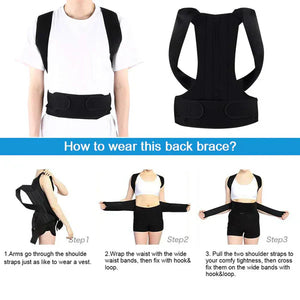 Adjustable Posture Corrector Belt for Waist and Back Support