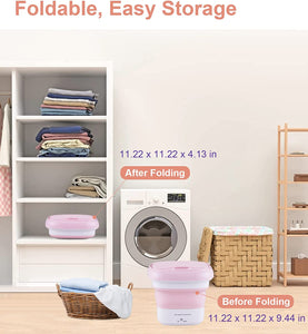 Homifye Portable Folding Washing Machine