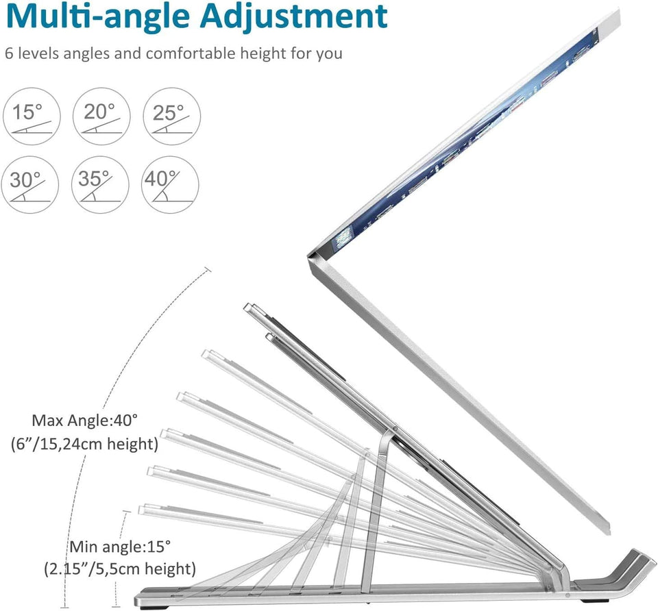 Homifye Portable ABS Laptop Stand