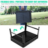 Homifye Portable & Foldable BBQ Grill Space Saver