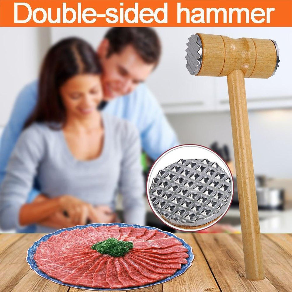 Meat Tenderizer Hammer Wooden