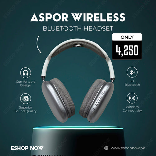 ASPOR Wireless Bluetooth Headset