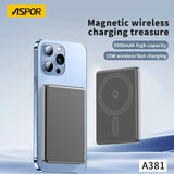 Aspor 15W Wireless Magnetic Charging Power Bank