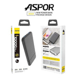 Aspor A323 Power Bank 10,000 mAh