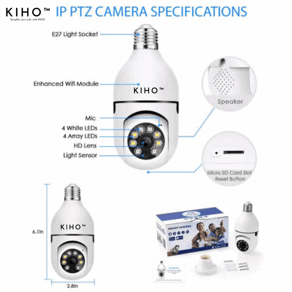 CCTV HD Bulb Camera