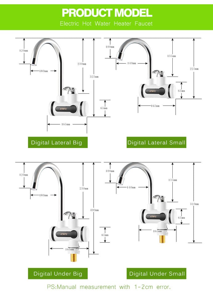 Homifye Instant Water Heater Tap