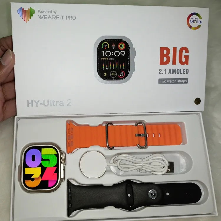 HY ULTRA 2 Smart Watch - 2 Straps