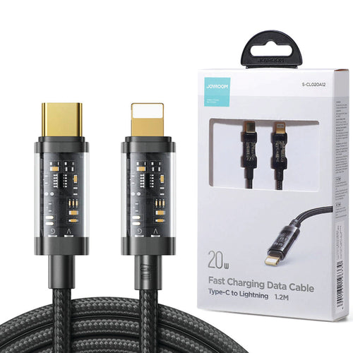 JOYROOM Type-C To Lightning 20W Data Cable 1.2m Transparent