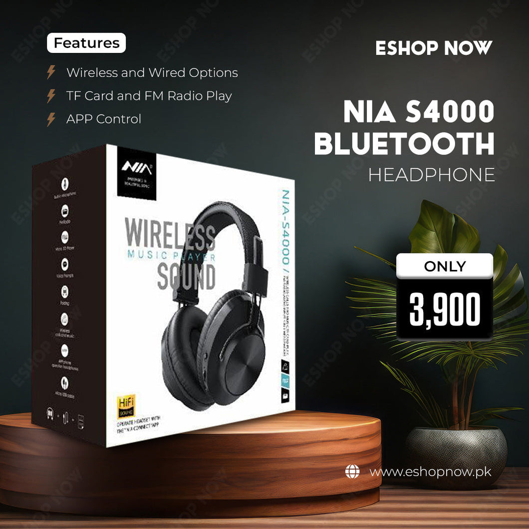 NIA S4000 Bluetooth Headphone