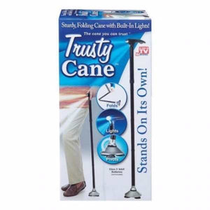 FOLDING TRUSTY CANE WITH LED LIGHTS