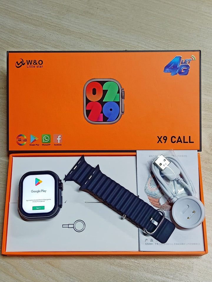 W&O X9 4G Android Smartwatch