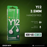 Y12 3.5mm Handsfree