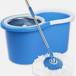 360° Easy Spin Magic Mop With Steel Bucket