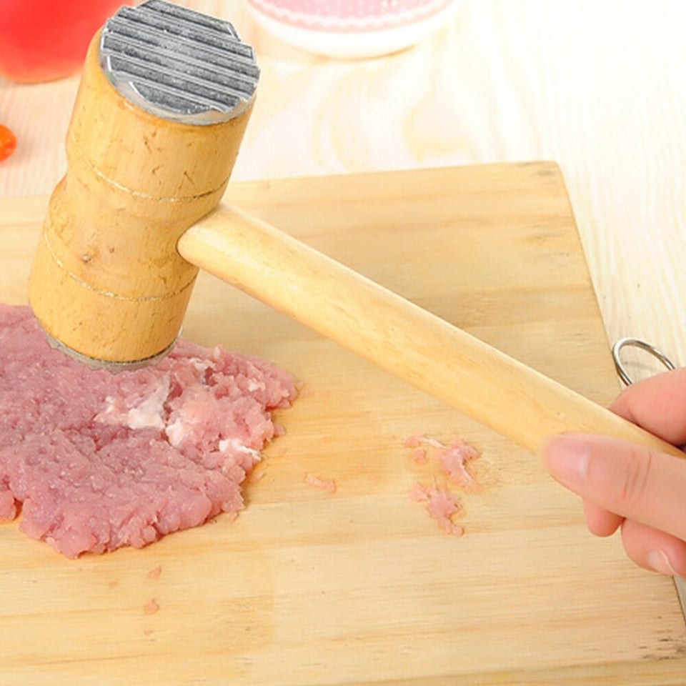 Meat Tenderizer Hammer Wooden