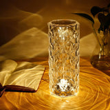 3D Crystal Diamond Led Lamp - Rechargeable