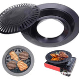 Homifye BBQ Grill Pan - Stove-Top BBQ Grill Pan