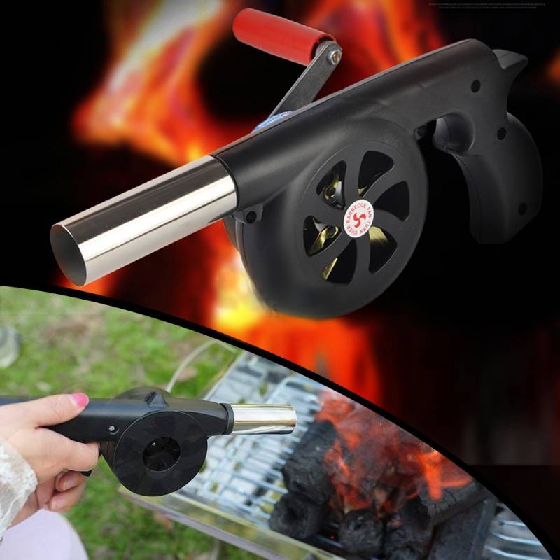 Homifye Handheld BBQ Fan Air Blower