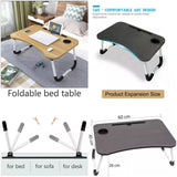 Homifye Foldable Wooden Laptop Table