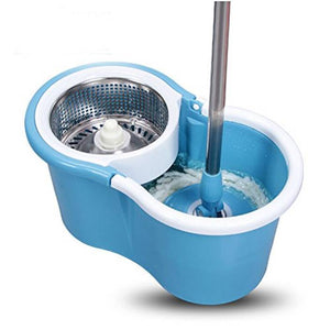 360° Easy Spin Magic Mop With Steel Bucket